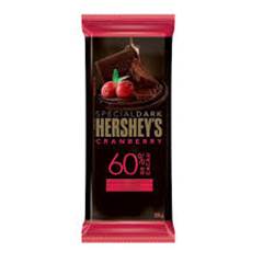 CHOCOLATE BARRA 60%CACAU HERSHEY UN-85G DARK CRANBERRY