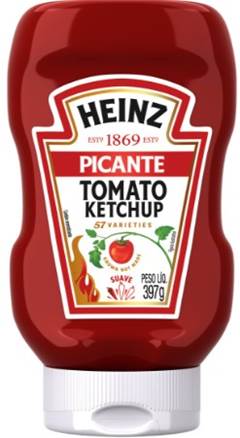 KETCHUP HEINZ TOP DOWN UN-397G PICANTE