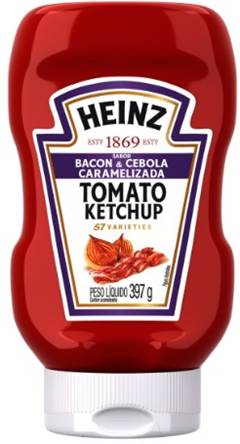 KETCHUP HEINZ TOP DOWN UN-397G BACON/CEB