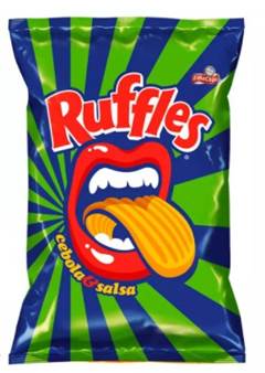 BATATA RUFFLES PT-167G CEBOLA/SALSA