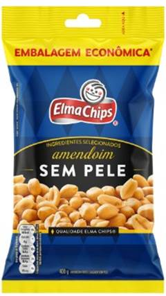 AMENDOIM ELMA CHIPS PT-400G SEM PELE(GG)