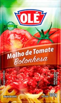 MOLHO TOMATE OLE SCH-300G BOLONHESA