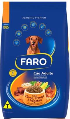 RACAO FARO CAO 20KG AD RP CAR/FGO/VEG