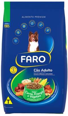 RACAO FARO CAO 15KG AD RMG CAR/FGO/VEG