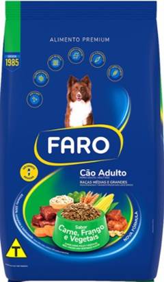 RACAO FARO CAO 20KG AD RMG CAR/FGO/VEG