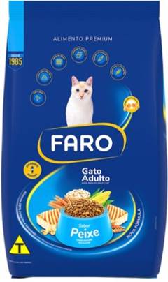 RACAO FARO GATO 10,1KG AD PEIXE