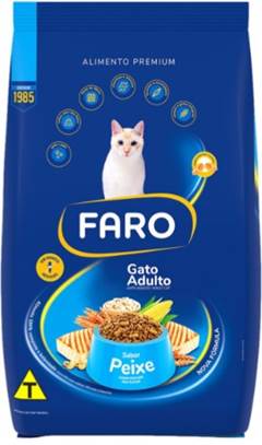 RACAO FARO GATO 20KG AD PEIXE