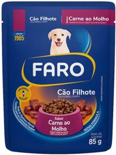 RACAO SCH FARO CAO 85G FL CAR MOLHO