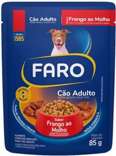 RACAO SCH FARO CAO 85G AD FGO MOLHO