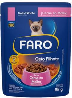 RACAO SCH FARO GATO 85G FL CAR MOLHO