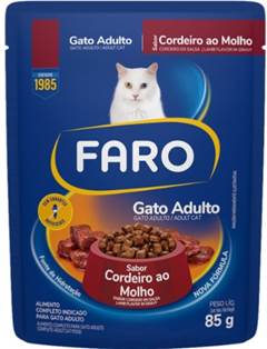 RACAO SCH FARO GATO 85G AD CORD MOLHO