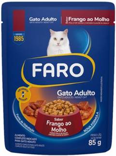 RACAO SCH FARO GATO 85G AD FGO MOLHO