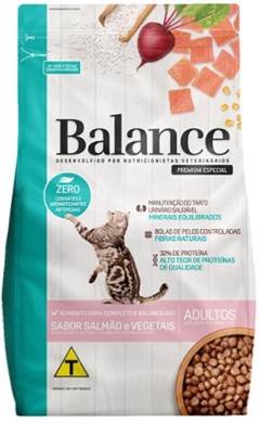 RACAO BALANCE GATO 900G AD SAL/VEG