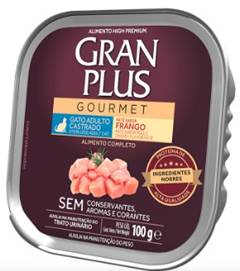 RACAO GRANPLUS GATO 100G AD CAST FGO