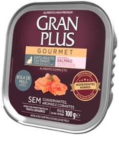 RACAO GRANPLUS GATO 100G AD CAST BDP SAL