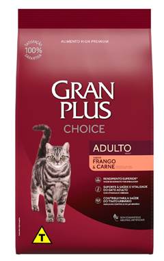 RACAO GRANPLUS GAT 10,1KG AD FG/CAR