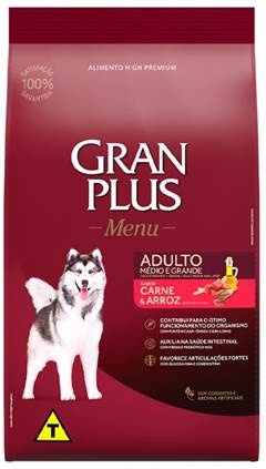 RACAO GRANPLUS CAO 15KG AD RMG CAR/ARR