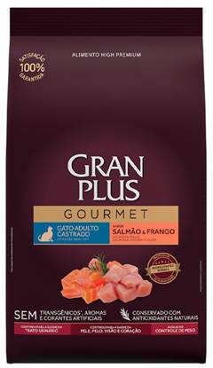 RACAO GRANPLUS GAT 10,1KG AD CAS SAL/FG