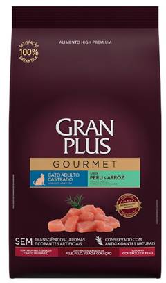 RACAO GRANPLUS GAT 10,1KG AD CAST PE/ARR