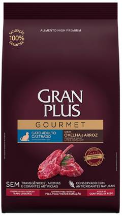 RACAO GRANPLUS GAT 10,1KG AD CAS OV/ARR