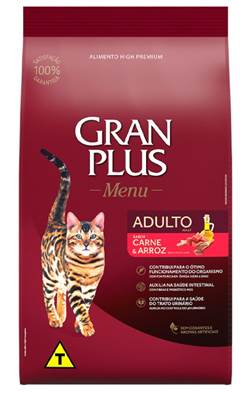 RACAO GRANPLUS GAT 10,1KG AD CAR/ARR