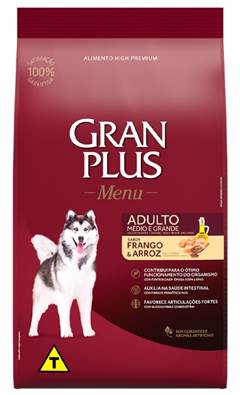 RACAO GRANPLUS CAO 20KG AD RMG FG/ARR