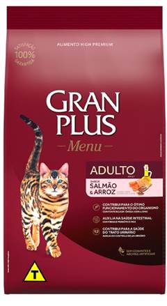 RACAO GRANPLUS GAT 10,1KG AD SAL/ARR