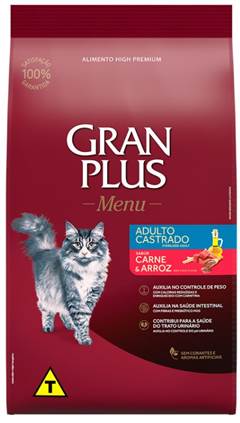 RACAO GRANPLUS GAT 10,1KG AD CAS CAR/ARR