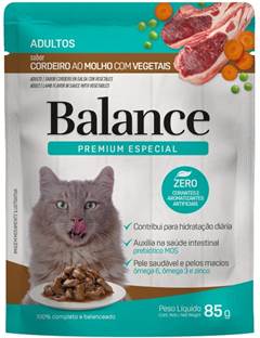 RACAO SCH BALANCE GAT 85G AD COR/VEG