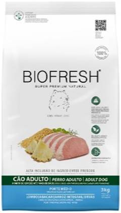 RACAO BIOFRESH CAO 3KG AD RM LM/ABX