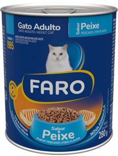 RACAO FARO GAT 280G AD PEIXE