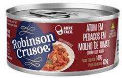 ATUM PEDAÇOS ROB CRUSOE LT-140G MOLHO TOM