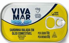 SARDINHA RALADA VIVAMAR LT-110G C/OLEO